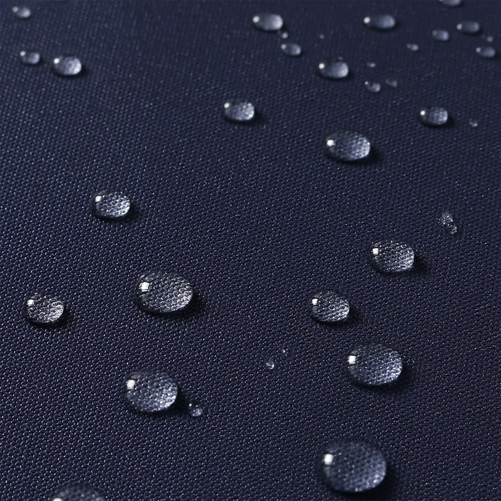 Eclipse Innovation Waterproof Outdoor Pillow Cover with Flange Edges, 18x18 Set of 1 Faux Linen Decorative Throw Pillow Case, Farmhouse Cushion Cover for Garden Patio Balcony, Twilight Blue - Image 2